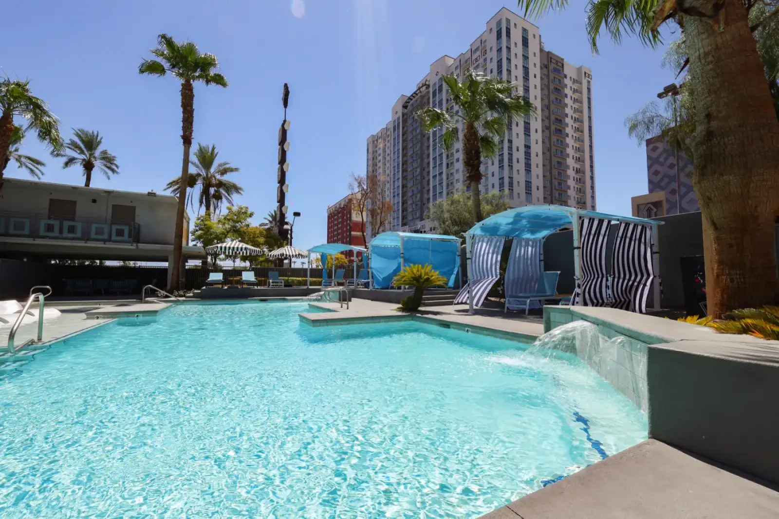 Pool at midday